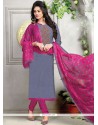 Cotton Grey Churidar Suit