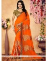 Patch Border Work Classic Designer Saree