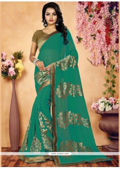 Green Classic Saree