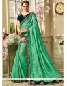 Sea Green Designer Traditional Saree