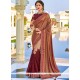 Embroidered Work Multi Colour Designer Saree