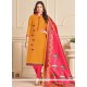 Orange Churidar Suit