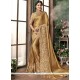Embroidered Work Gold Designer Traditional Saree