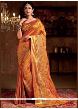 Woven Work Crepe Silk Traditional Designer Saree