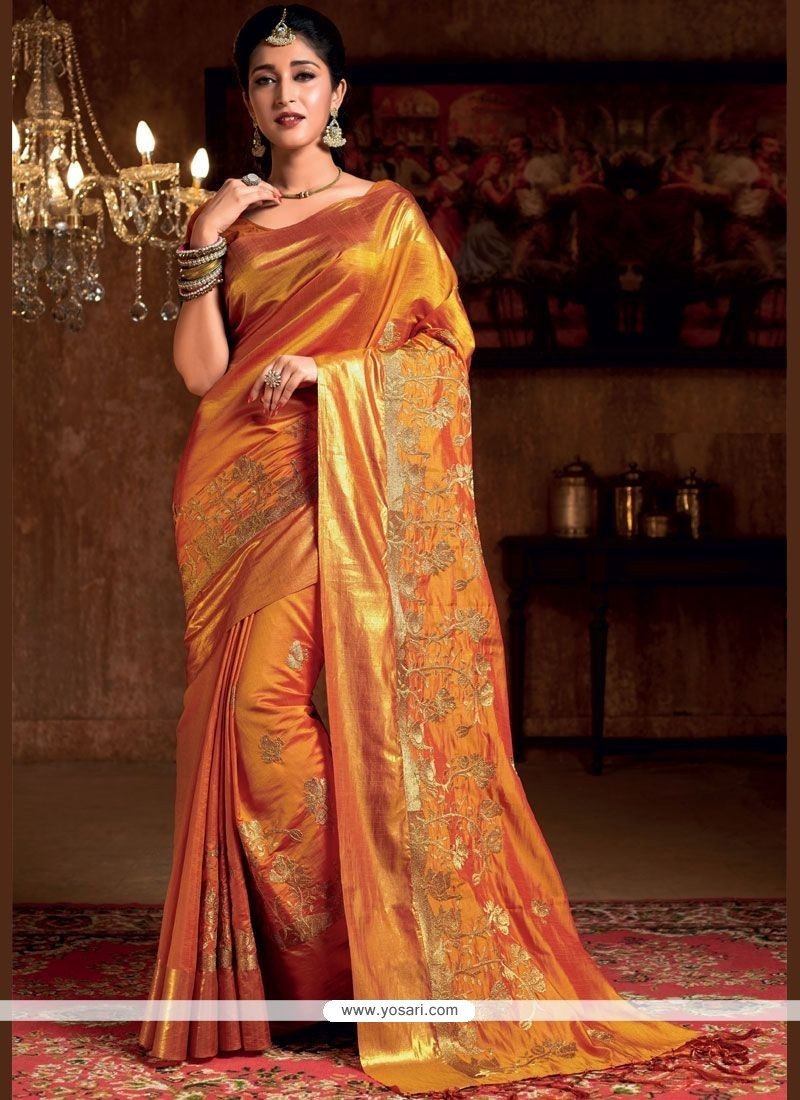Woven Work Crepe Silk Traditional Designer Saree