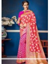 Hot Pink Designer Traditional Saree