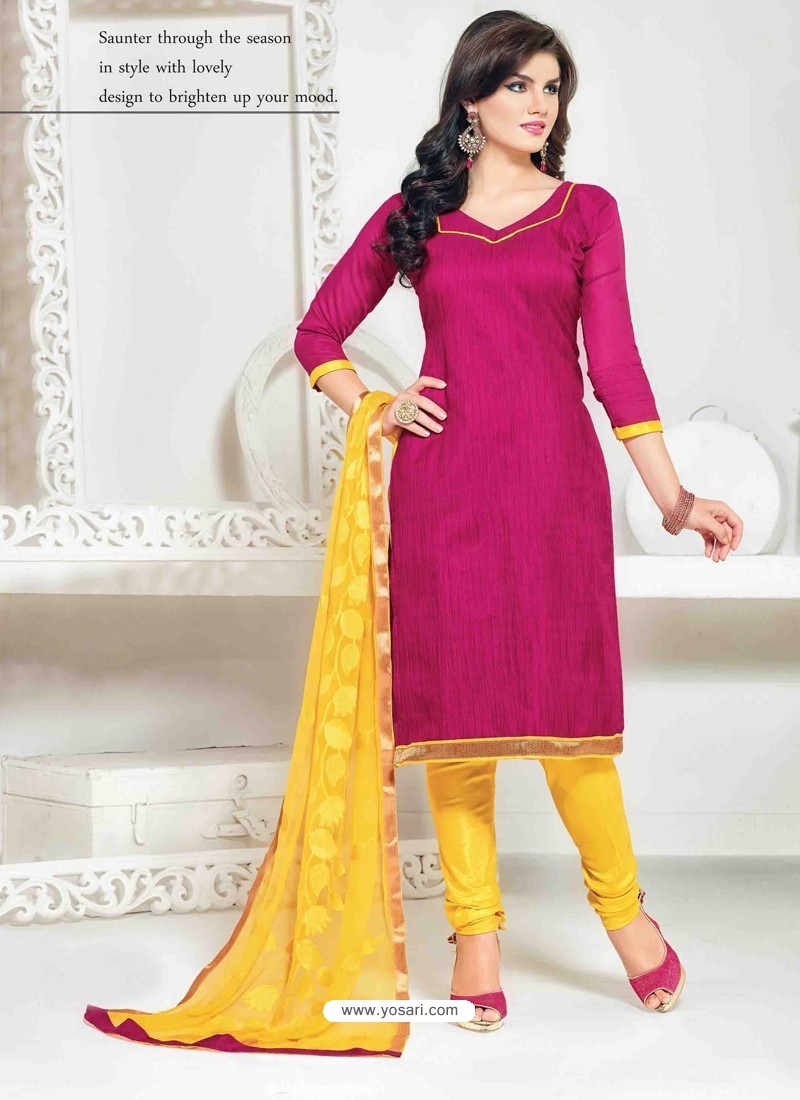 Women's Yellow Georgette Semi Stitched Suit With Designer Printed Dupatta  at Rs 1700 | Semi Stitched Suits in Surat | ID: 2851559611488