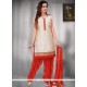 Raw Silk Lace Work Readymade Suit
