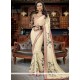 Patch Border Work Faux Georgette Classic Designer Saree