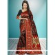 Art Silk Black Designer Traditional Saree