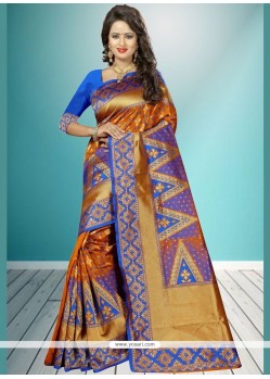 Weaving Work Traditional Designer Saree