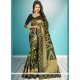 Black Traditional Designer Saree