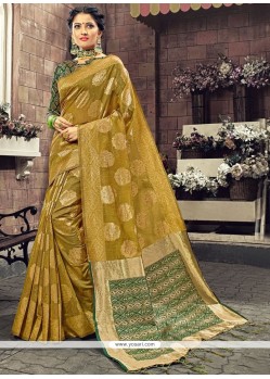 Green Art Silk Designer Traditional Saree