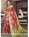 Weaving Work Art Silk Traditional Designer Saree