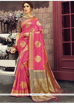 Weaving Work Traditional Designer Saree