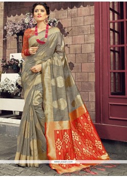 Weaving Work Designer Traditional Saree