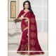 Silk Resham Work Designer Saree