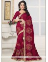 Silk Resham Work Designer Saree