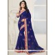 Georgette Embroidered Work Designer Saree