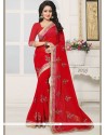 Stone Work Work Designer Saree