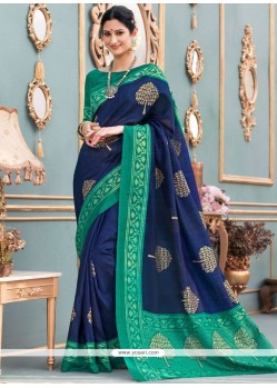 Print Work Traditional Saree