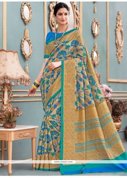 Art Silk Printed Saree