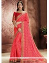 Pink Designer Traditional Saree