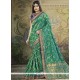 Art Silk Sea Green Traditional Saree