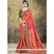 Orange Traditional Designer Saree