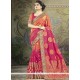 Patch Border Work Art Silk Designer Traditional Saree