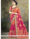 Patch Border Work Art Silk Designer Traditional Saree