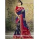 Art Silk Patch Border Work Traditional Saree