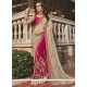 Faux Georgette Half N Half Designer Saree