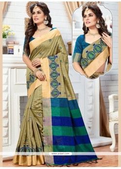 Green Traditional Designer Saree