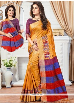 Weaving Work Designer Traditional Saree