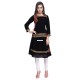 Embroidered Work Black Party Wear Kurti