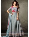 Jennifer Winget Resham Work Floor Length Anarkali Suit