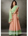 Jennifer Winget Lace Work Lycra Floor Length Anarkali Suit