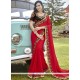 Patch Border Work Classic Designer Saree