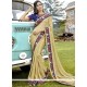 Beige Designer Saree