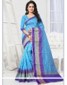 Blue Traditional Saree