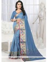 Blue Traditional Designer Saree