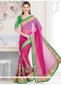 Lace Work Casual Saree