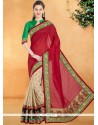 Lace Work Casual Saree