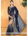 Patch Work Work Casual Saree