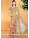 Silk Lace Work Casual Saree