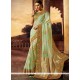 Fancy Fabric Green Zari Work Classic Designer Saree