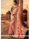 Patch Border Work Fancy Fabric Traditional Designer Saree