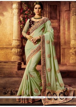 Green Classic Designer Saree