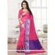 Banarasi Silk Pink Silk Saree